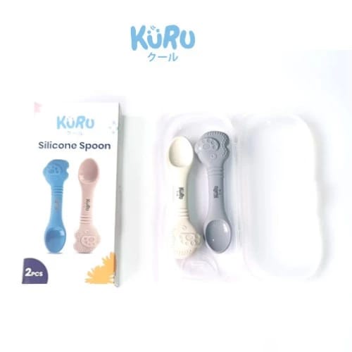 Kurubaby Silicone Spoon Isi 2