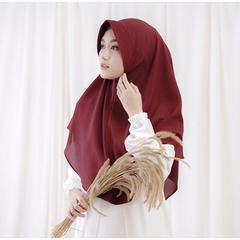 KHIMAR WOLFIS PET PREMIUM/HIJAB INSTANT WOLFIS