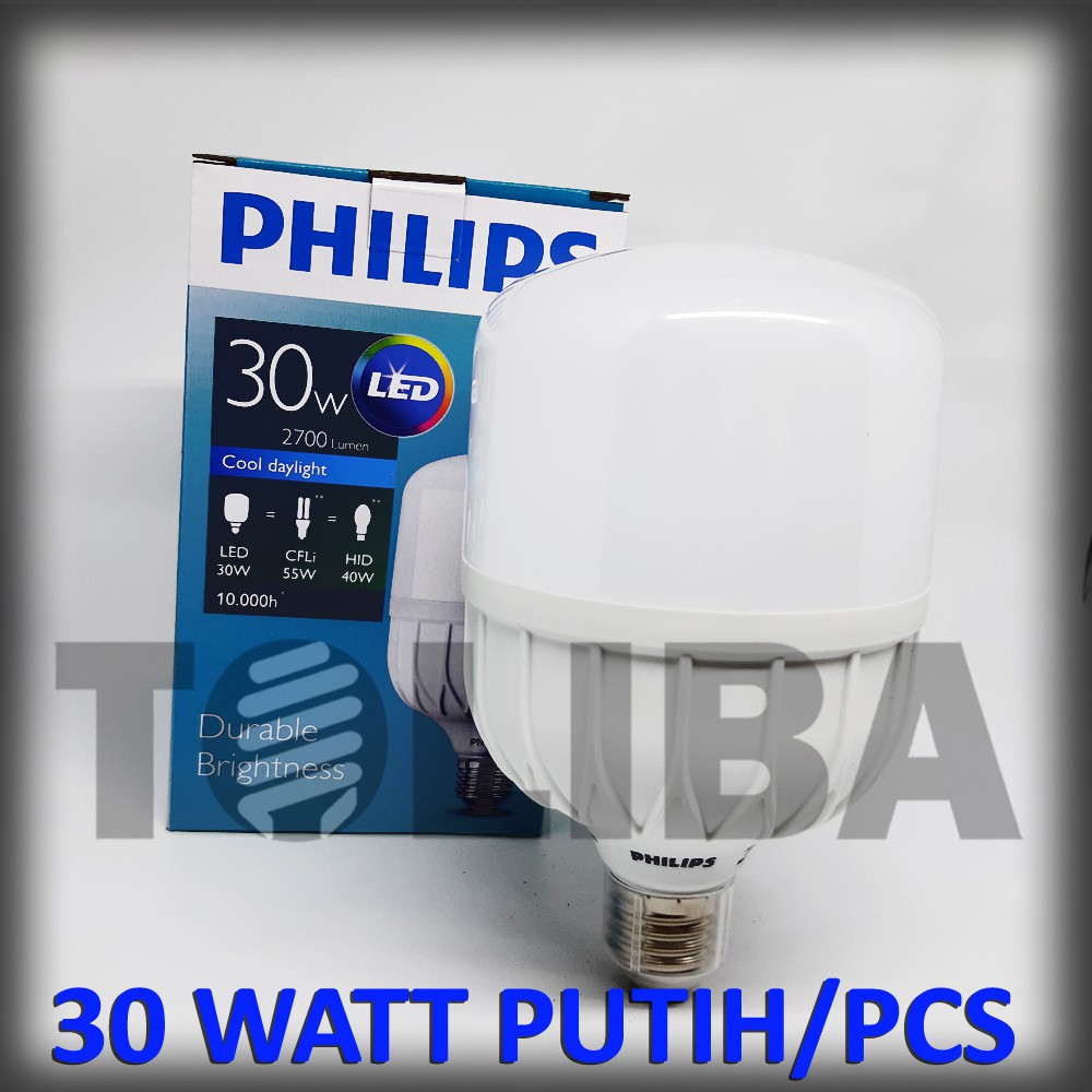 lampu led philips 30w 30watt 30 watt 30 w / lampu philips led kapsul capsule jumbo sni