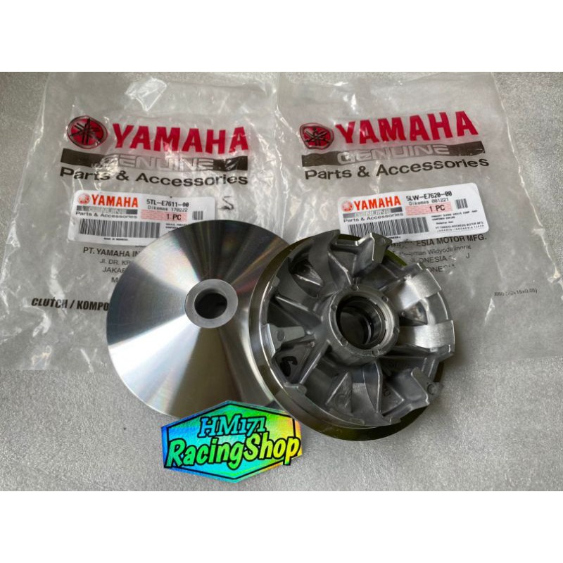 rumah roller+kipas bubut custom pulley racing mio 115 karbu mio sporty,mio smile, mio soul, Fino karbu, nouvo kode 5LW 5TL sudah kerok jalu roller