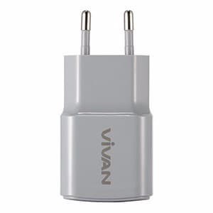 Vivan Power Oval II 2A USB Charger with Micro USB Kabel Data Cable