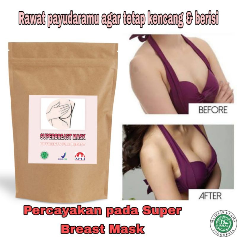Super Breast Mask/Masker Payudara/Pembesar Payudara/Masker Payudara Ampuh/original