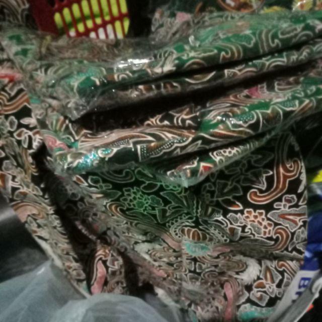 Bswart Batik Hrb026 Kenongo Hem Pendek Padi Pekalongan M L Xl Batik Pria Murah Modern Grosir