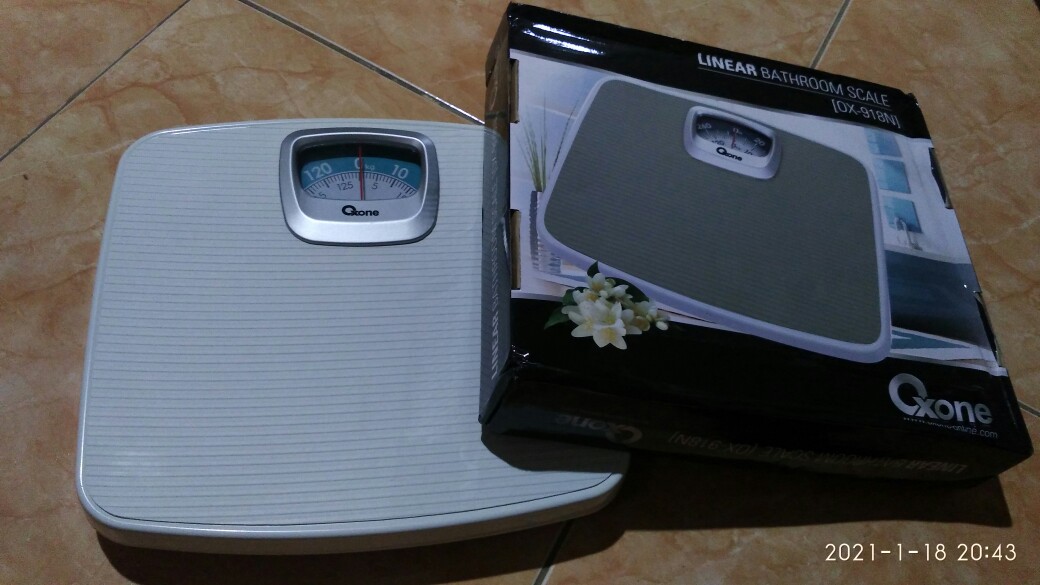 Na Oxone Linear Bathroom Scale Timbangan Badan Ox 918 N / Ox-918n