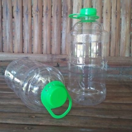 isi 4 pcs Galon Mini 700ml /Botol Plastik Unik/Minuman Susu Jelly/Aquarium Ikan Cupang/Souvenir
