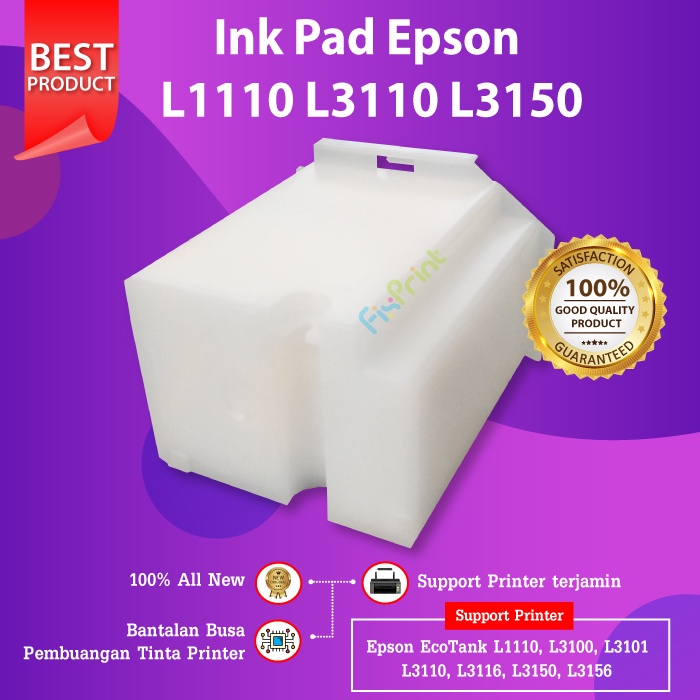 Busa Ink Pad Absorber Epson L1110 L1210 L3110 L3210 Pembuangan L1210 L3150 L3156