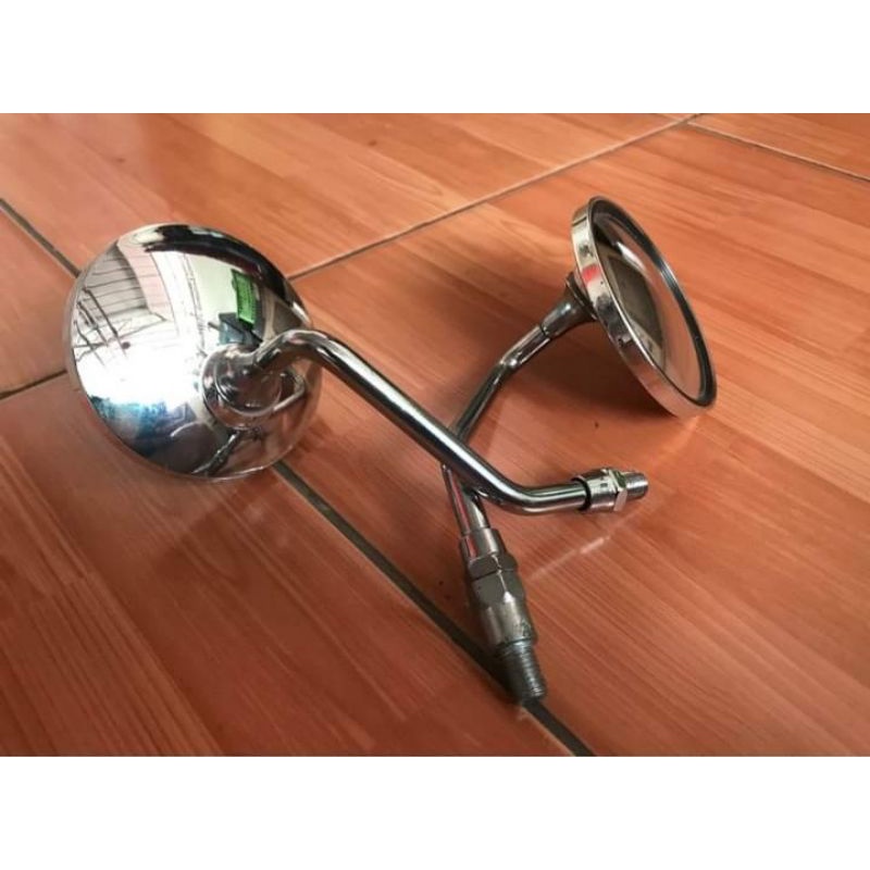 Spion Bulat Kecil Chrome Honda C70 Astrea Grand Supra Blade Tiger Vario