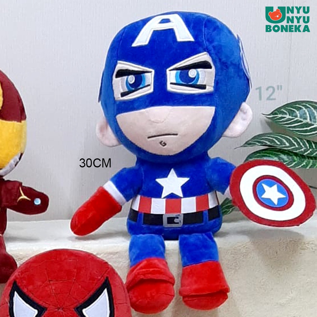 boneka avengers ironman captain america spiderman dr strange superhero marvel