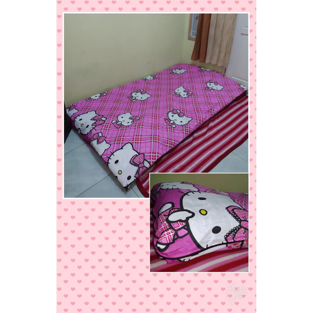 Sarung kasur busa resleting 140x200x20 cm