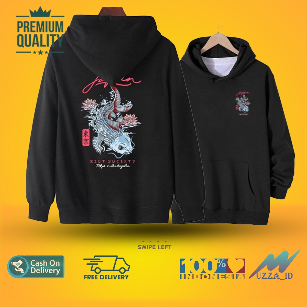 Jaket Sweater Hoodie Sunmori Japanese COI CG Pria Wanita jumpper Hoodie polos Kualitas Distro