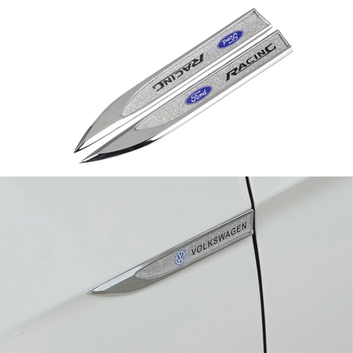 2pcs Stiker Logo Ford Bahan Metal Aksen Berlian Imitasi Untuk Fiesta Ranger Ecosport Focus