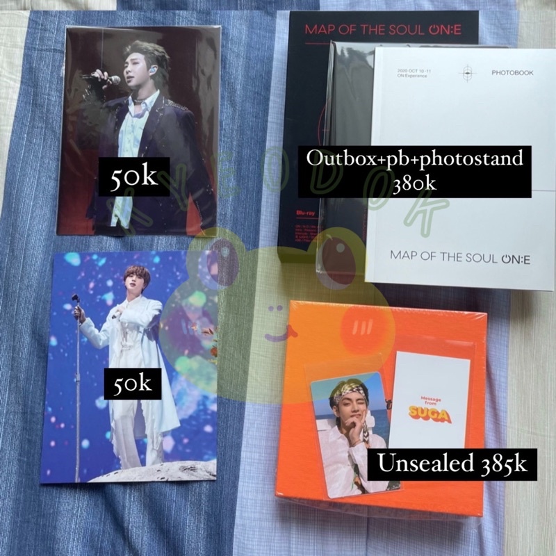 POSTCARD RM JIN BTS OUTBOX PHOTOBOOK MOTS ON:E BLURAY