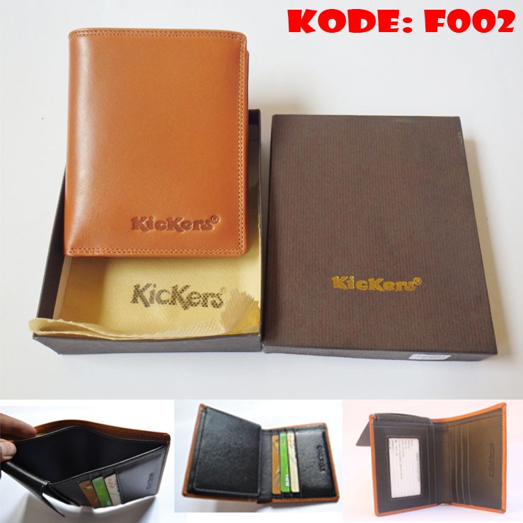  Dompet  Pria  KIKERS Full Kulit sapi asli Berkualitas luar 