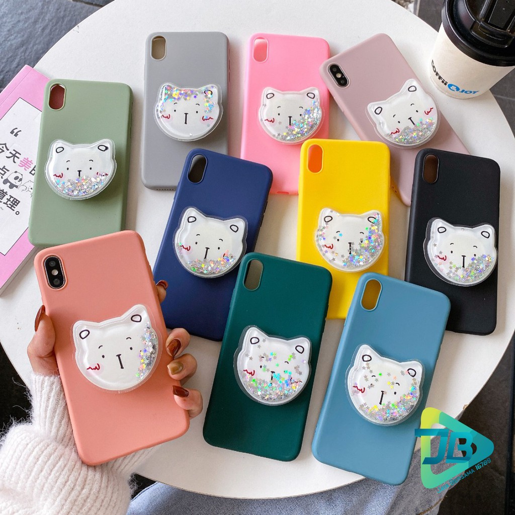 POPSOCKET GLITTER CANDY I PHONEEE 6 6S 6+ 6S+ 7 7+ 8 8+ X XS MAX 11 PRO MAX ALL TYPE DST165