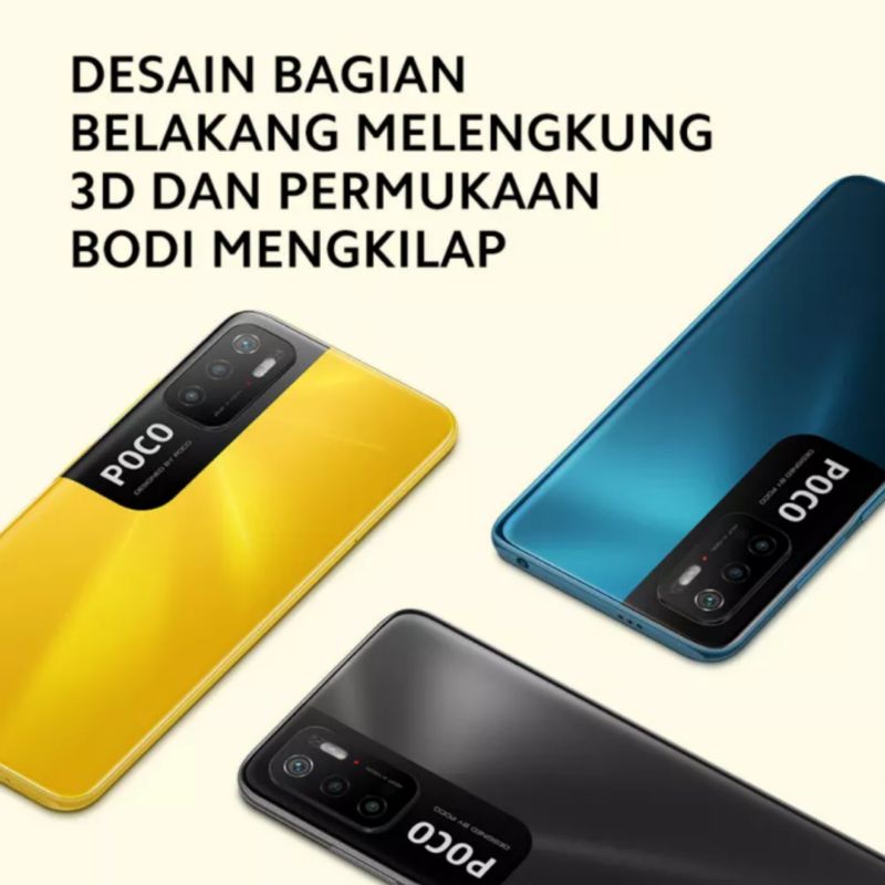HP Baru Xiaomi Poco M3 Pro 5G NFC 6/128 Special Edition Herzven - New Original Garansi Resmi TAM - Ram 6GB Rom internal 128GB - Dimensiti 700 48MP Baterai 5000 mAh - Warna Colour Black Yellow Blue Hitam Kuning Biru  Promo Murah 4/64 4GB 64GB 4 6 128 64 GB-7