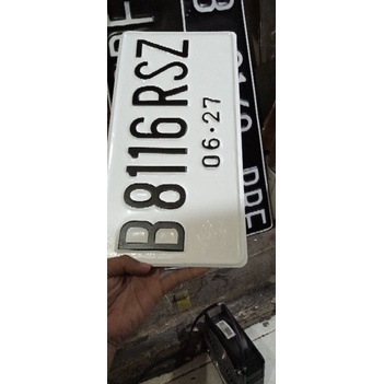 plat nomor mobil CUSTOM JDM (satuan) 16x33 / 16x31