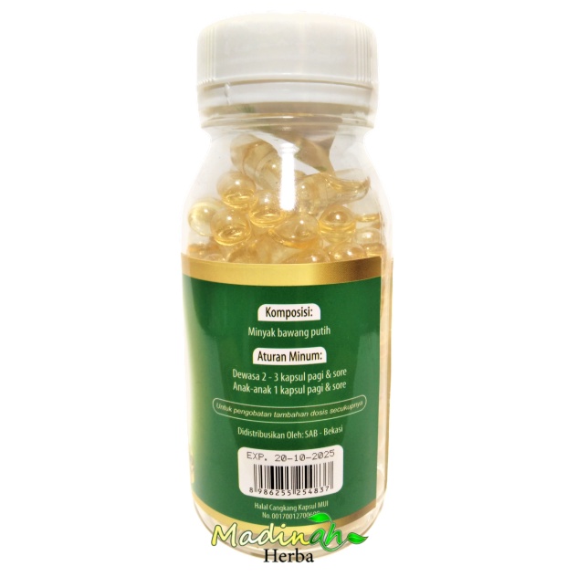 Kapsul Garlic Oil Organic 100 Kapsul