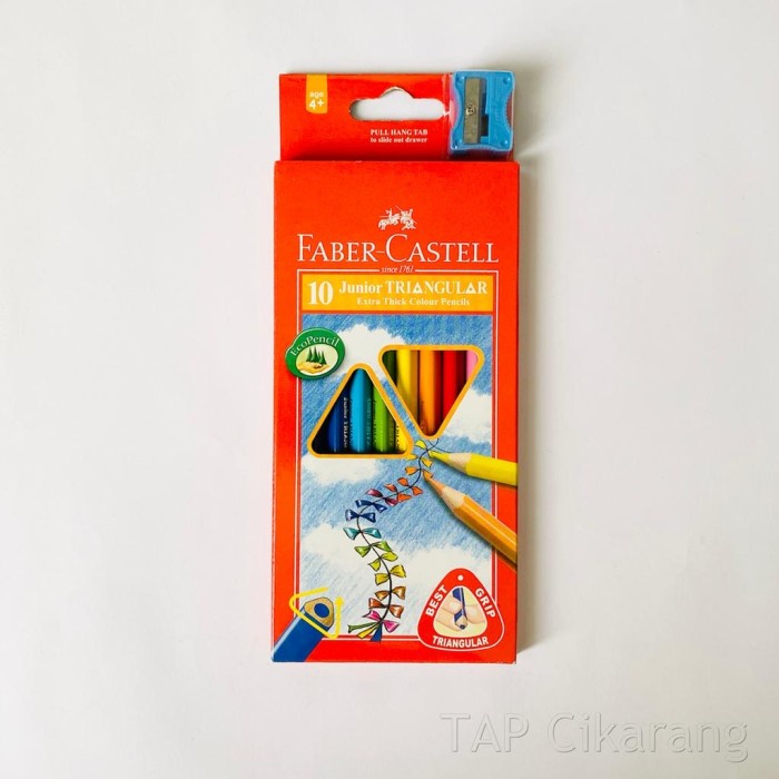 

Diskon Pensil Warna Segitiga 10 Warna Junior Triangular Faber Castell Gilaa!!!