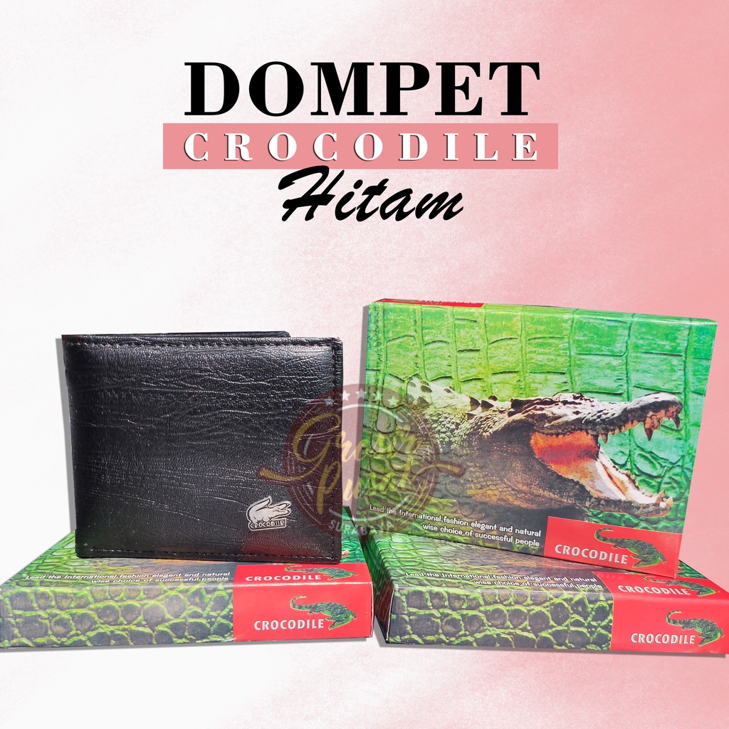 Dompet Pria Crocodile Bahan Kulit Sintetis
