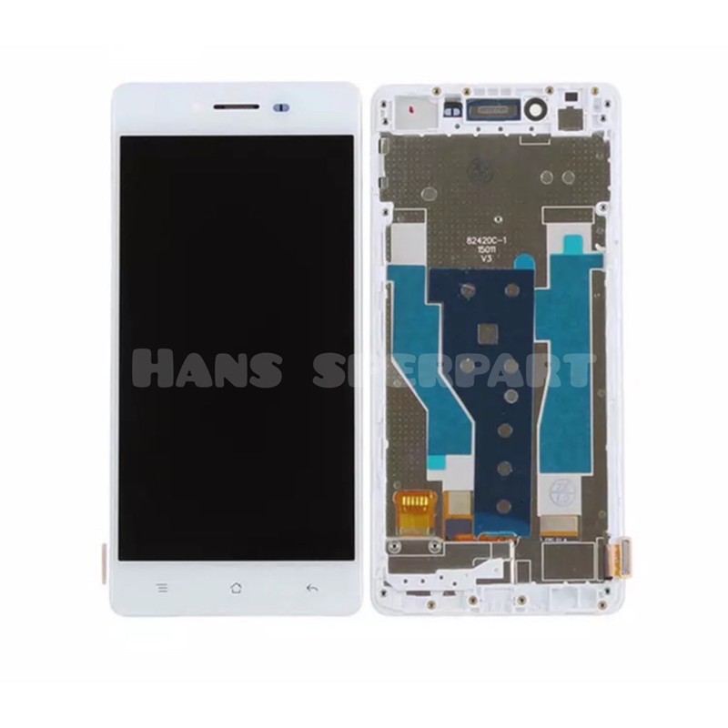 LCD TOUCHSCREEN OPPO R7 / R7F - PLUS FRAME COMPLETE