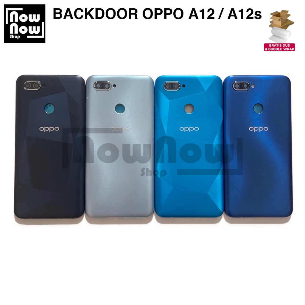 Backdoor Tutup Belakang Baterai Backcover Back Casing Housing Oppo A12 A12s CPH2083 CPH2077