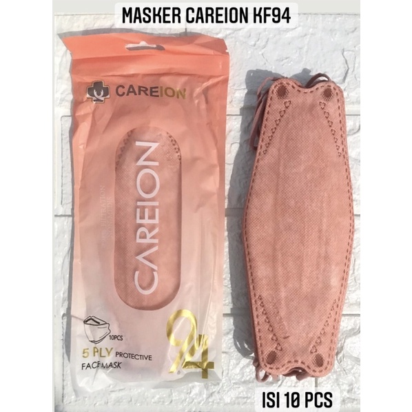 Masker Careion KF94 5 Ply Emboss (10 Pcs)