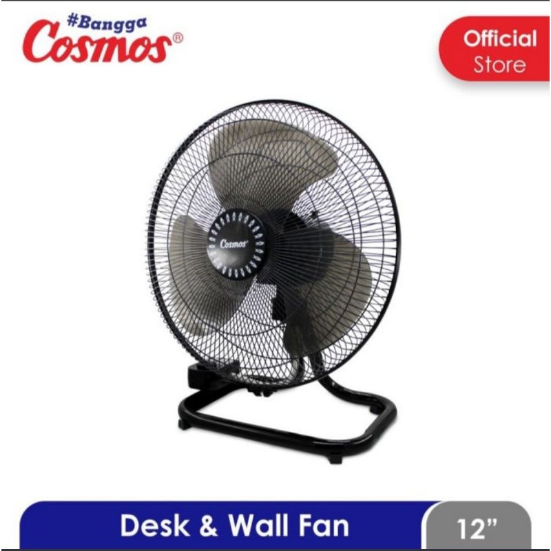 COSMOS Kipas Angin Meja Besi 12&quot; 2in1 Desk &amp; Wall 12 PDA - Garansi Resmi 1 Tahun