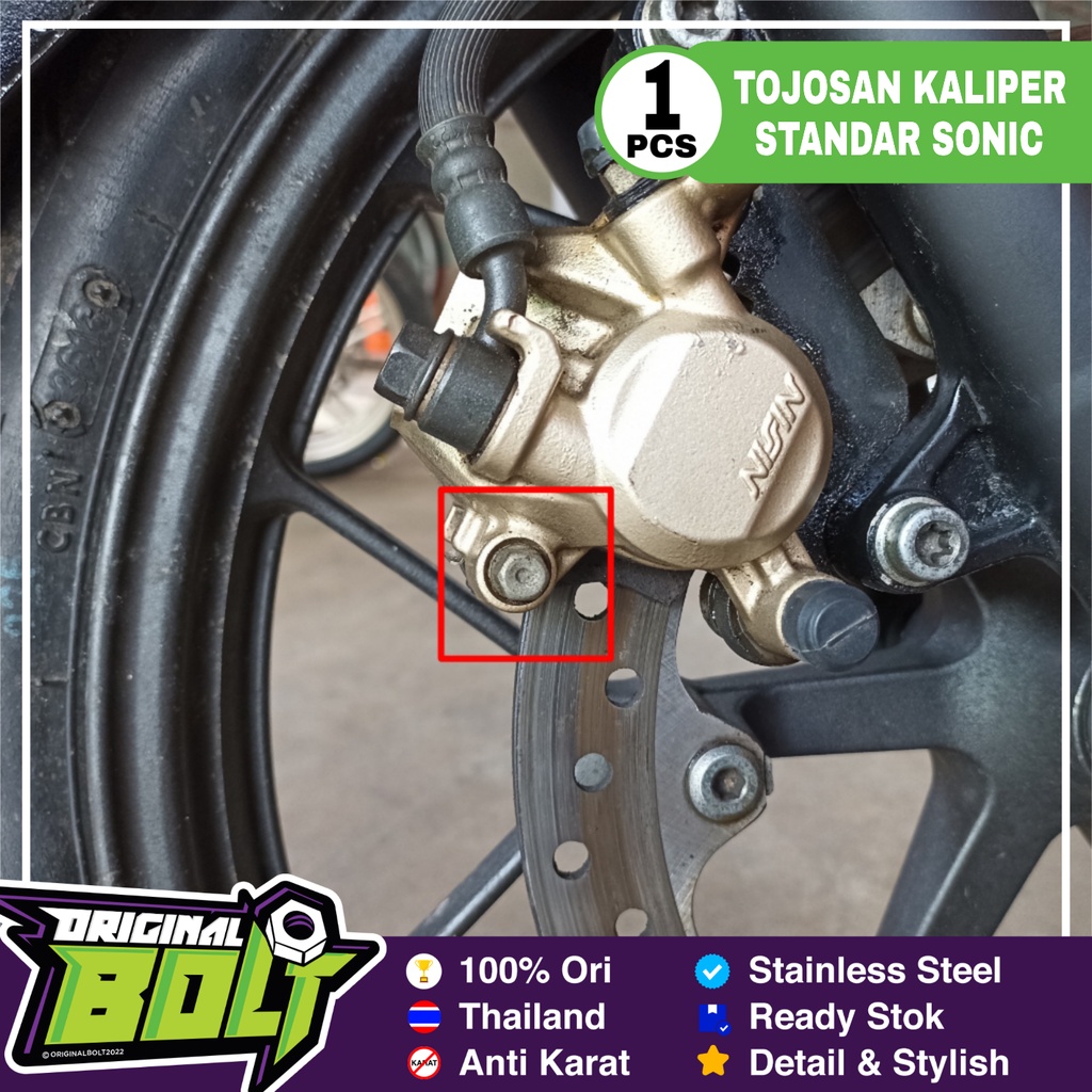 Baut Tojosan Kaliper Standar Probolt Heng Thailand Honda Sonic 150