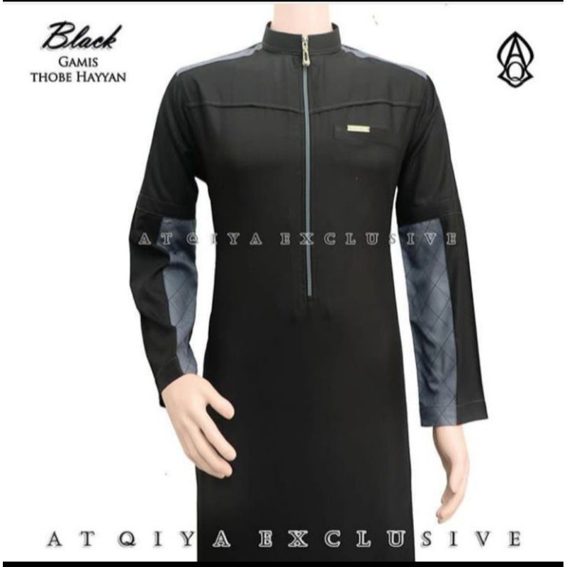 GAMIS ATQIYA THOBE HAYYAN /JUBAH PRIA KEREN/JUBAH SLIMFIT/JUBAH BERKUALITAS