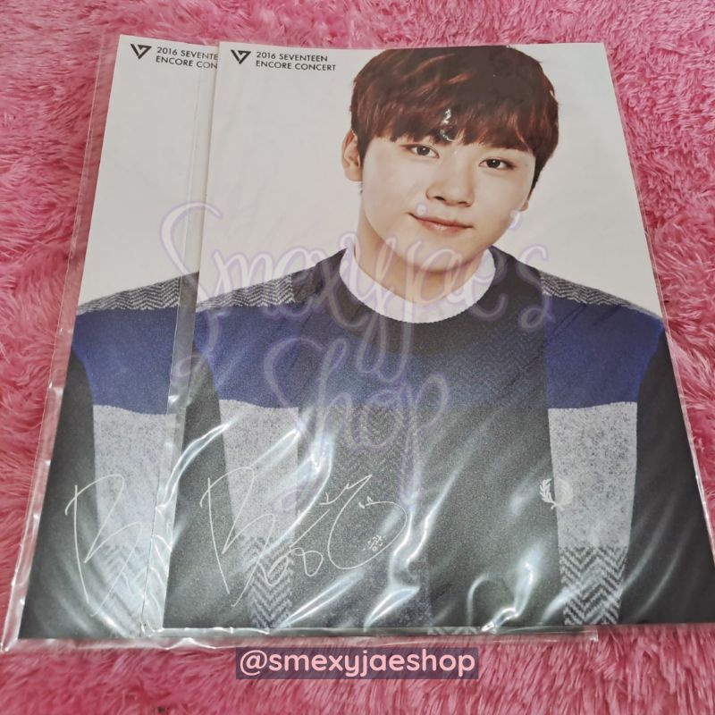 SEVENTEEN SEUNGKWAN - Like Seventeen Encore Concert Official Goods - A4 Photo with Signed