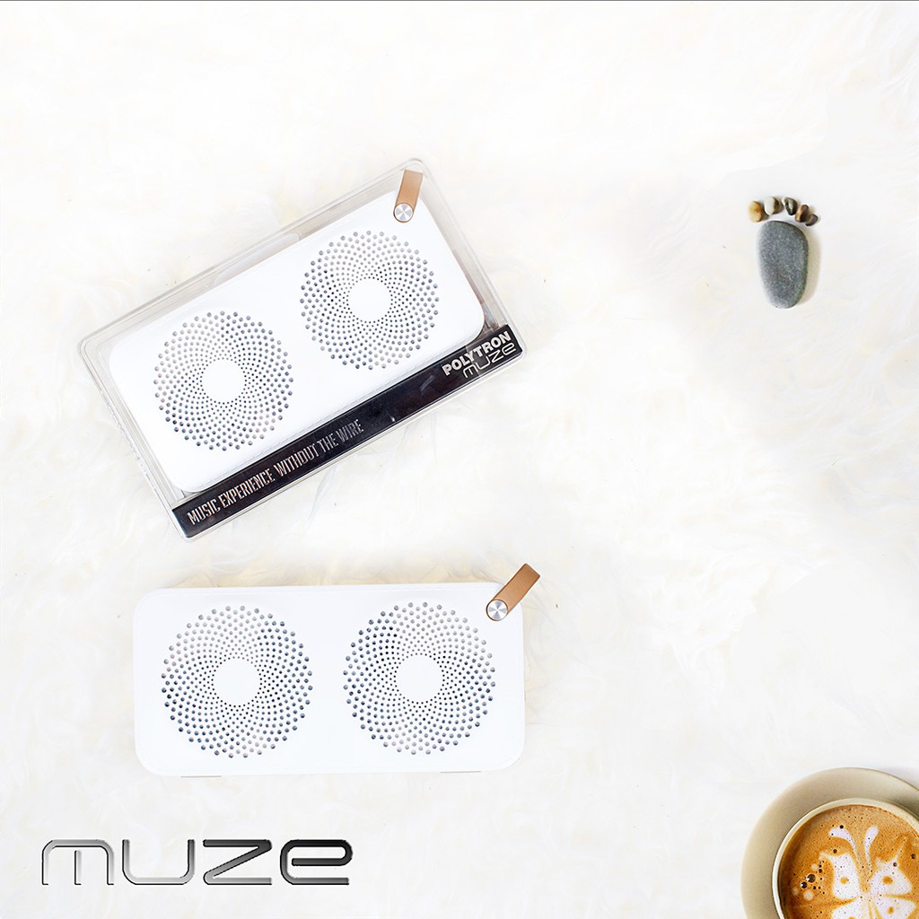 Polytron MUZE Wireless Speaker PSP B2 + FREE Gift Kaos Muze & Flash Disk 8GB