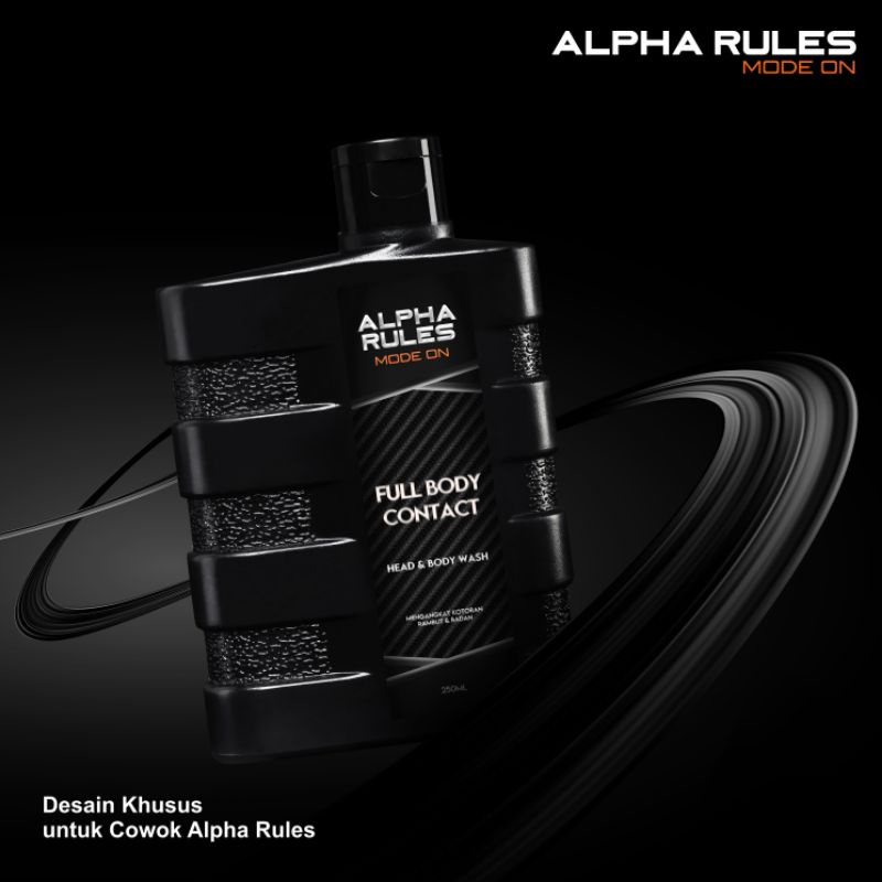 Jual Alpha Rules Full Body Contact 2 in 1(Head & Body Wash) Shopee