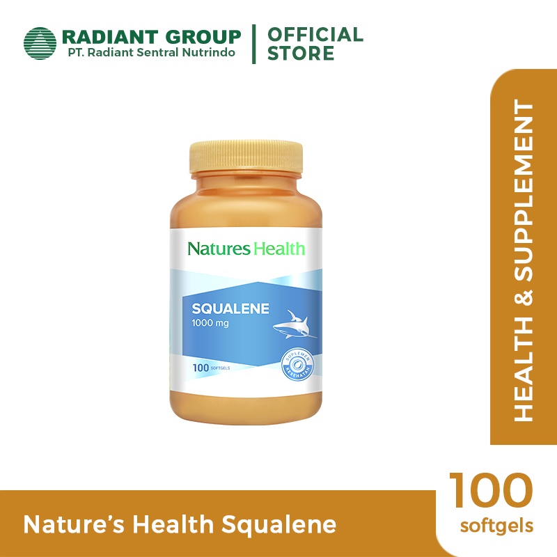 Natures Health Squalene 1000mg - 100 Softgels