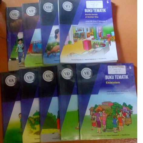 Buku BEKAS Tematik Untuk SD Kelas 5 Semester 1 dan 2  Kanisius