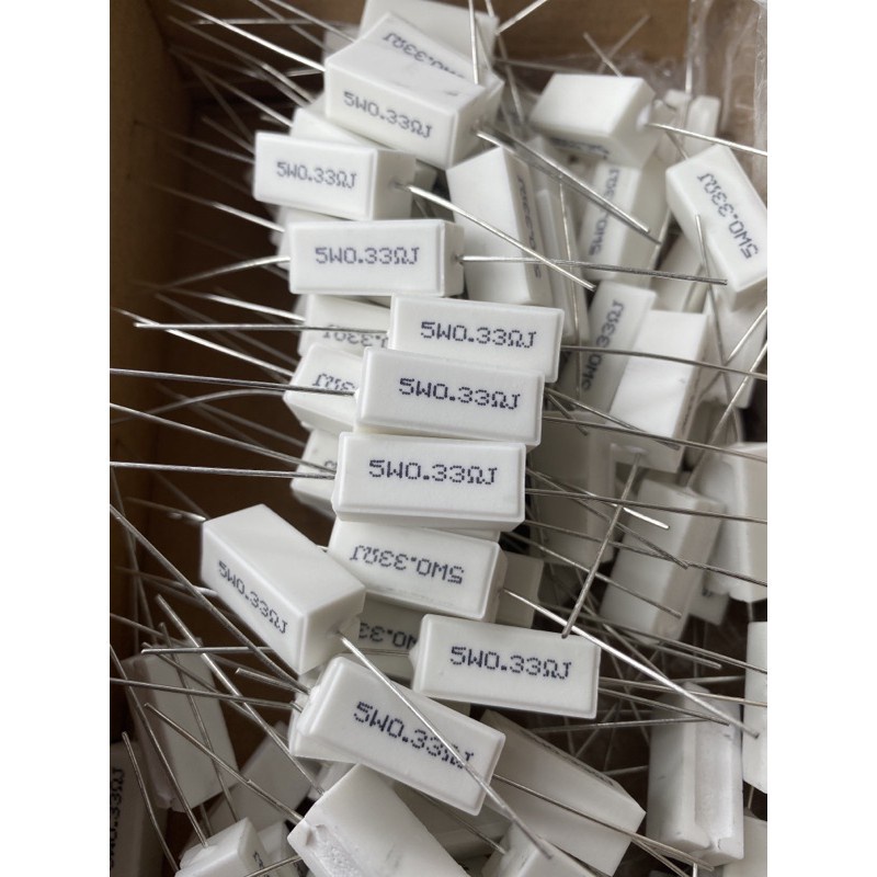 resistor kapur 0.33ohm 5w taiwan