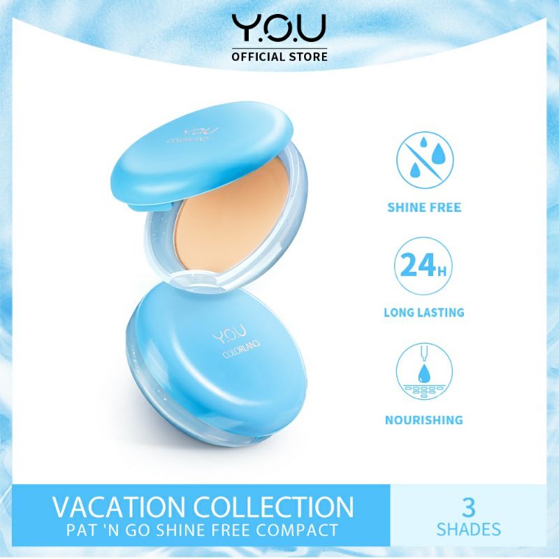 YOU Colorland Pat 'N Go Shine Free Compact