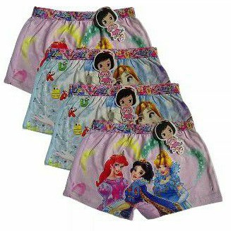 1 Lusin / 12 Pcs CD Boxer Girl Celana Boxer Anak Cewek Perempuan Import Murah