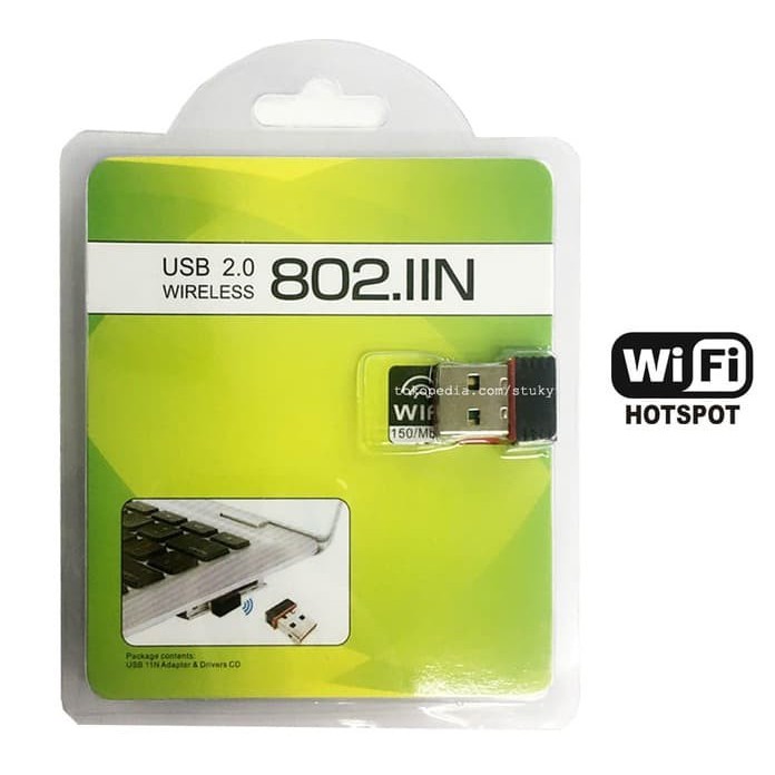Usb Dongle Wifi Mini Wireless 150 Adapter 300Mbps 802.11n