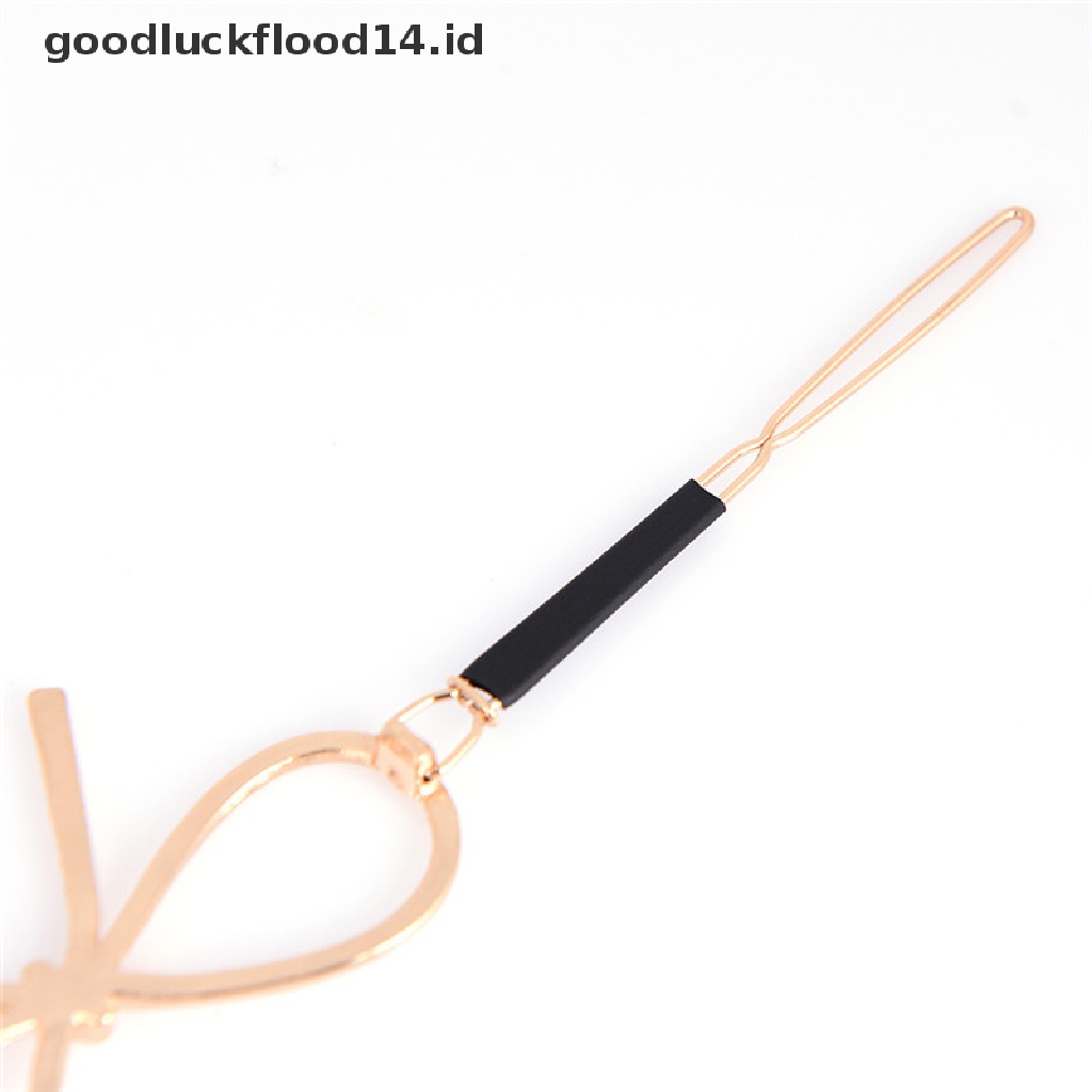 [OOID] New Vintage Hairpins Metal Bow Knot Hair Barrettes Girls Women Hair Accessories ID