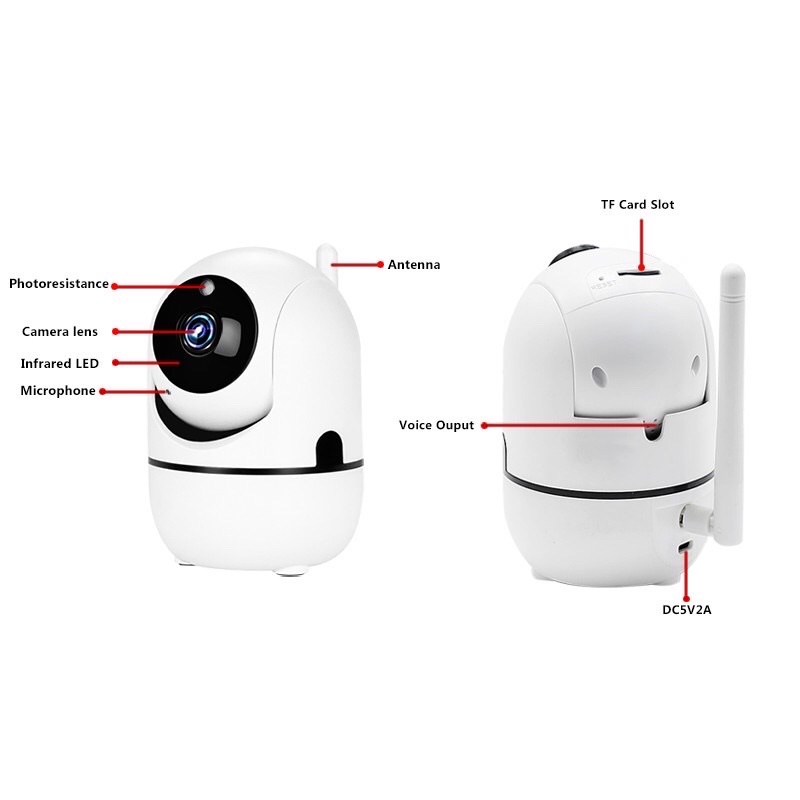 Cctv IP Kamera Wifi App Ycc365pluss 1080P 5Mp human Tracking CAMERA wireless