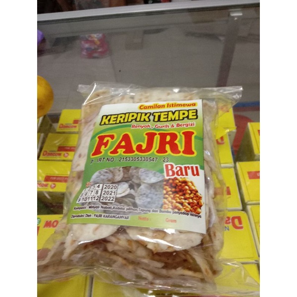 

krupuk tempe sagu 200gram