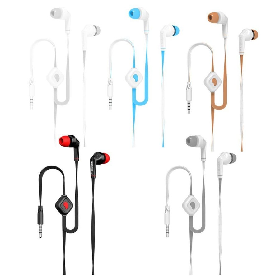 Headset Stereo Audio Bass HIPPO HIP - SATUAN - Earphone stereo With Mic