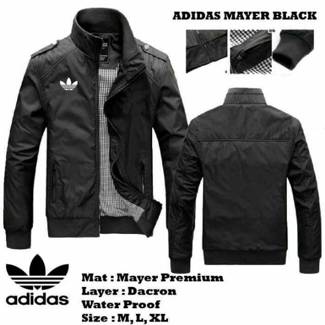 Jaket adidas waterproof | jaket peria | jaket cowok | jaket parasut | jaket elegan jaket peria murah