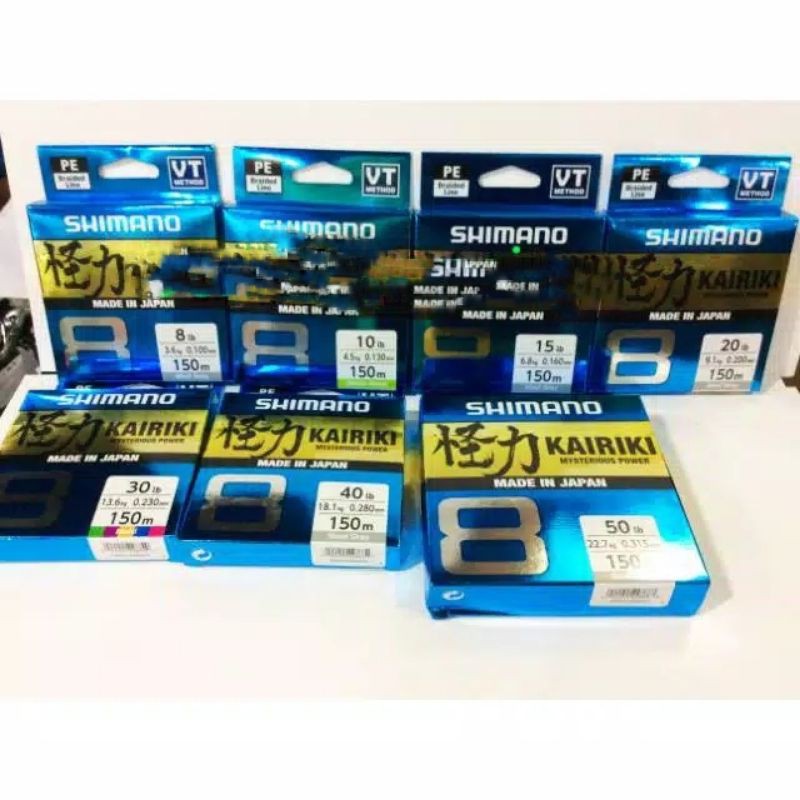 SENAR PANCING SHIMANO PE KAIRIKI 150M