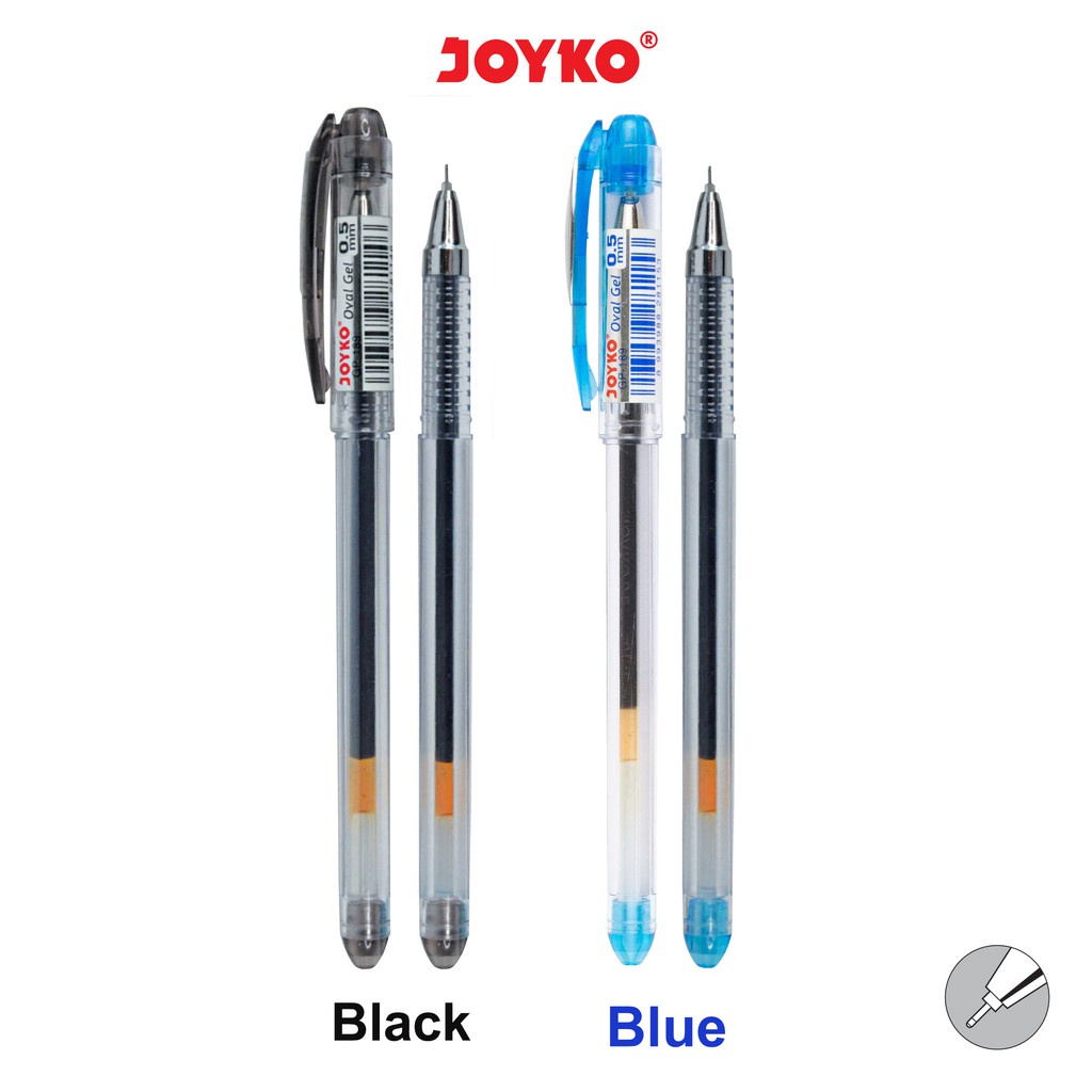 

Pulpen Gel Bolpoin Gel Joyko Oval Gel GP-189 - 0.5 mm