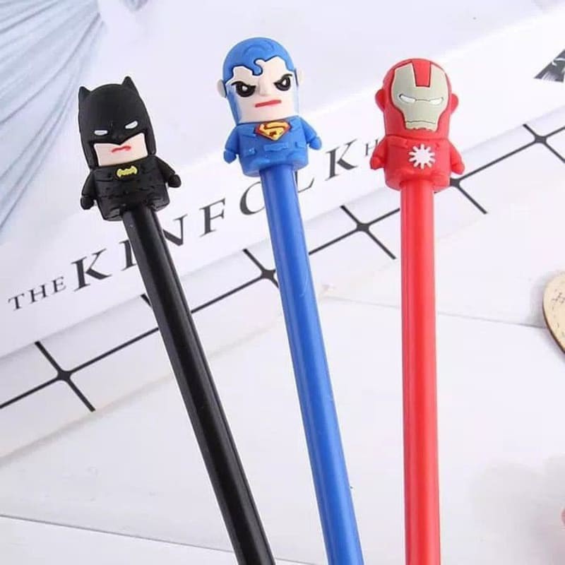 

Alat Tulis Pulpen Karakter Super Hero Pena Bolpoin Ballpoint Pen Karakter Heroes Captain LOK