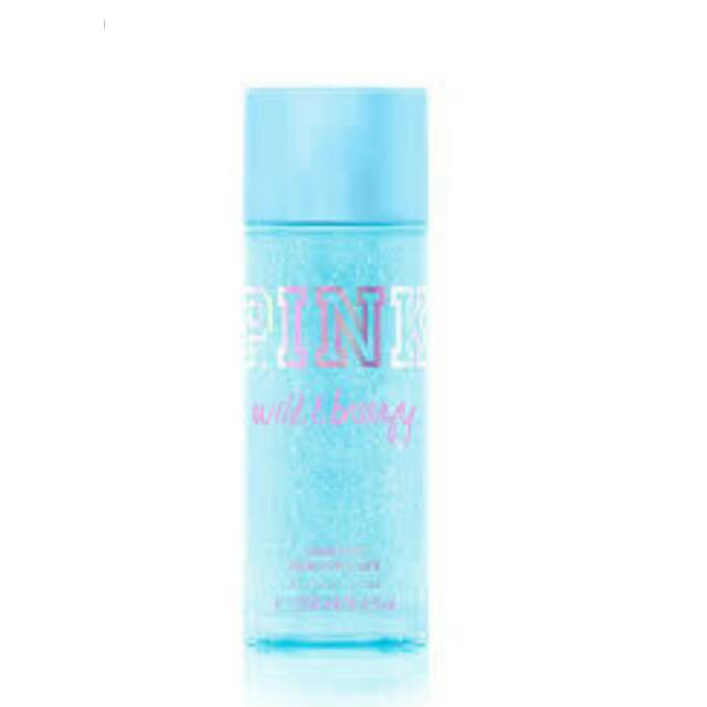 VICTORIA SECRET - PINK WILD &amp; BREEZY (PARFUM WITH GLITER / SHIMMER MIST ) 250ML