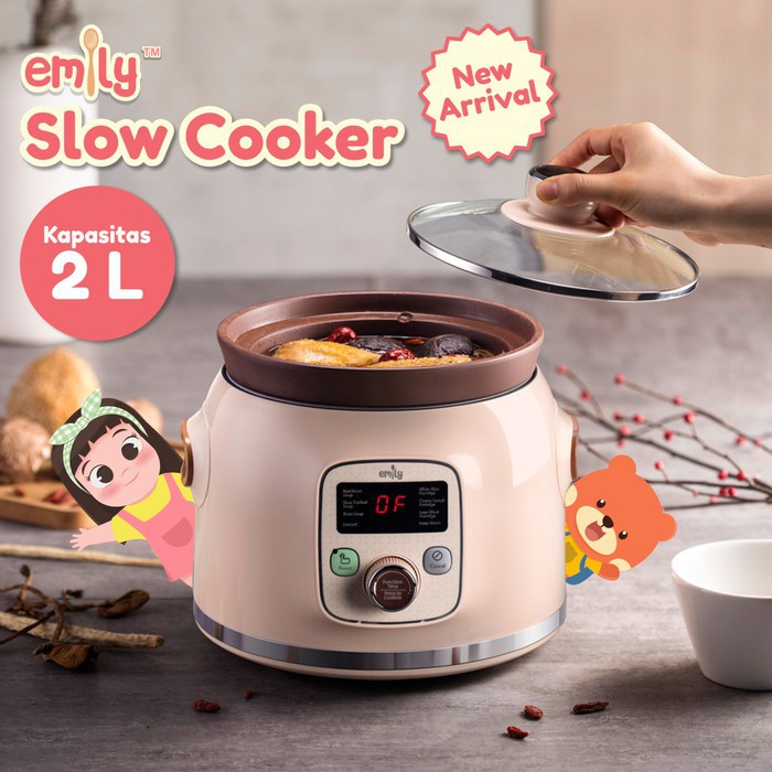 Makassar - Emily Slow Cooker Claypot 2L (ESC-32001)