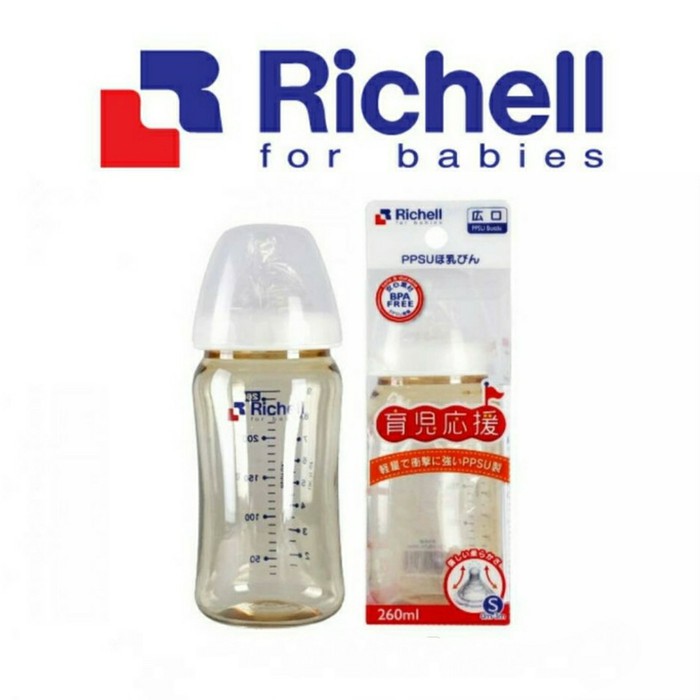 [SALE Cuci Gudang] RICHELL PPSU Bottle Botol Susu PPSU Botol Dot Bayi PPSU Feeding Bottle