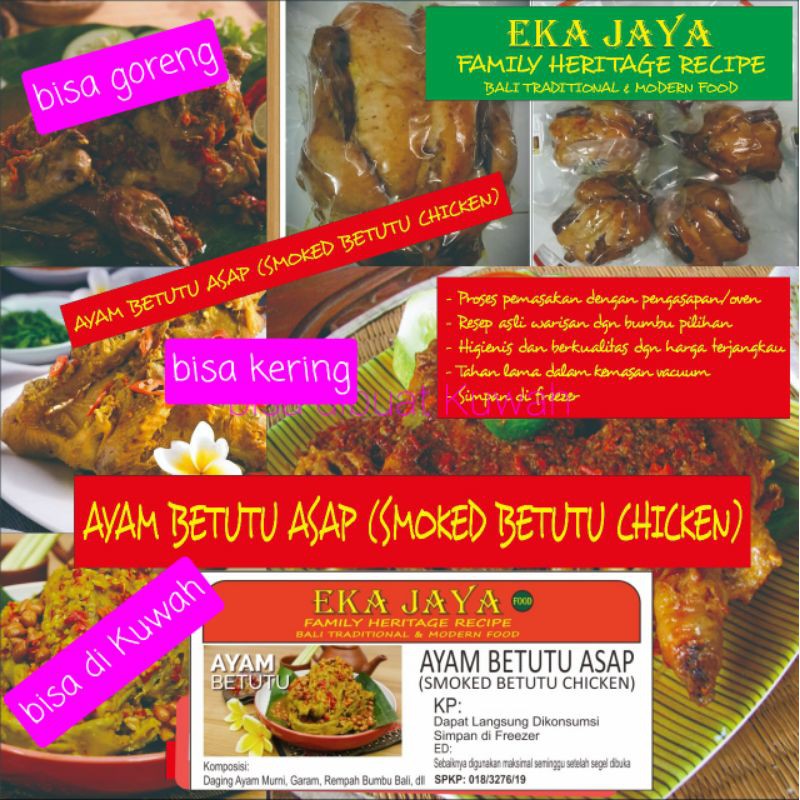 

Ayam Betutu Asap (Smoked Betutu Chicken)